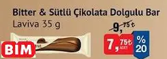 LAVİVA BİTTER & SÜTLÜ ÇİKOLATA DOLGULU BAR